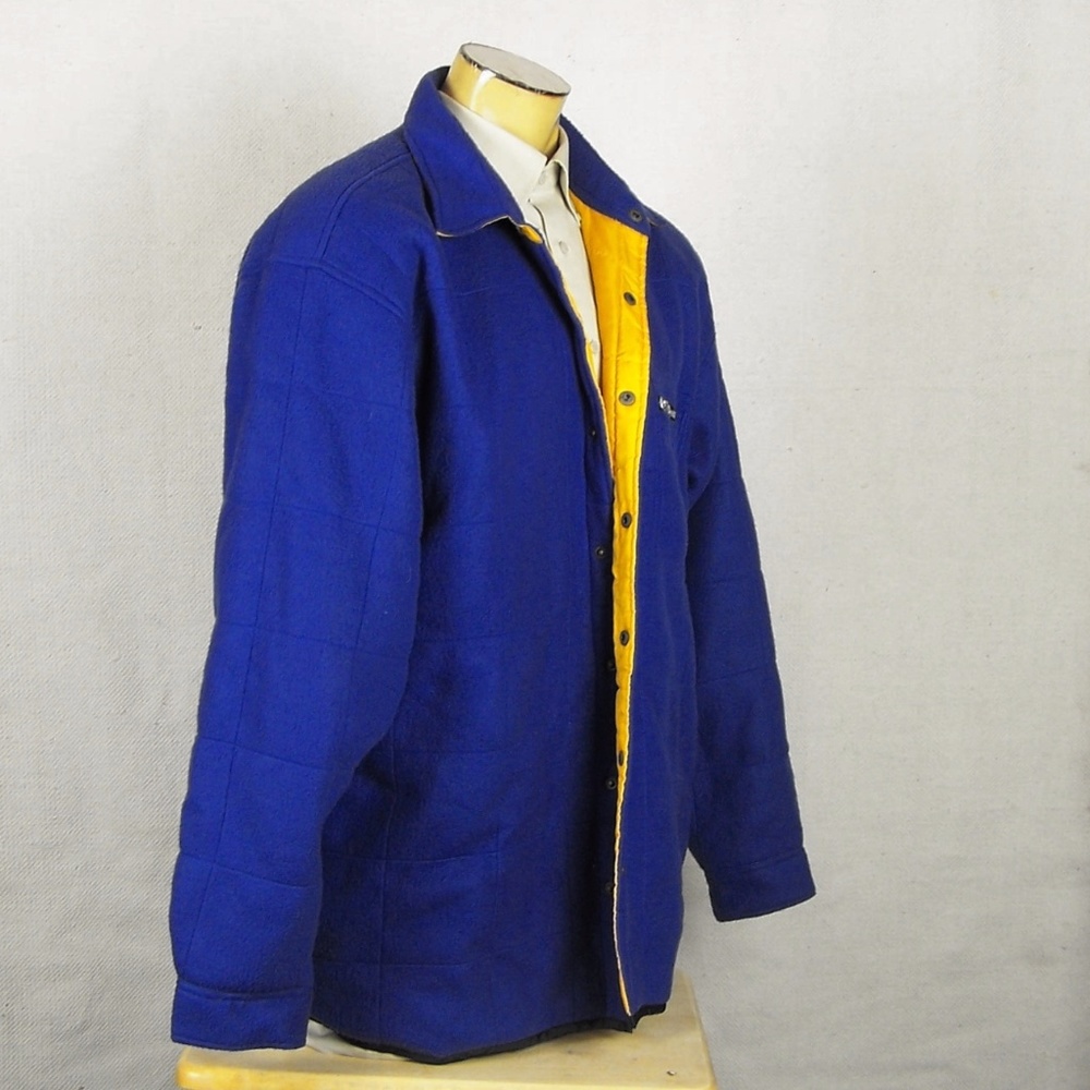 Utility Reversible Fleece Waterproof Men Jacket - Picture 2 of 8